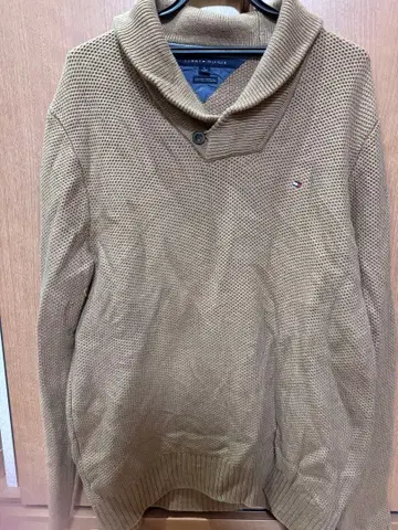 베이지 메쉬 편직 니트 스웨터