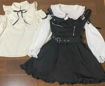 MARS TORTE 블라우스 WC 오버롤 스커트 세트