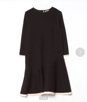페플럼 니트 원피스 저스길리티 사이즈 2