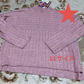 핑크 스웨터 니트 LL 사이즈 캐주얼 가을/겨울 여성용 저렴한 가격