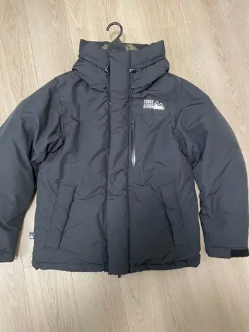 FIRST DOWN 블랙 다운 자켓 M