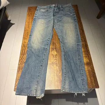 AG 스트레이트 데님 블루