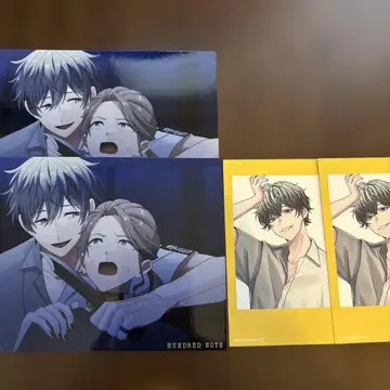 핸드레드 노트 나이트 아울 별 먹는 왼손 폴라로이드 브로마이드