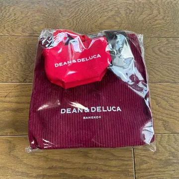 DEAN & DELUCA 버건디 토트백