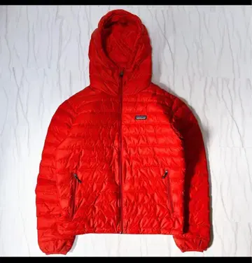 파타고니아 다운 스웨터 후디 다운 파카 S 레드 84700F9