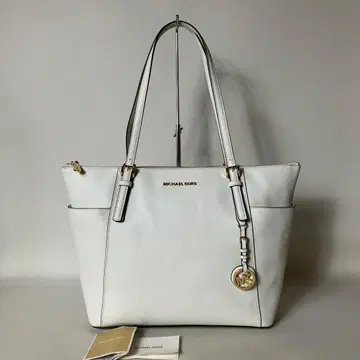 2511-53 | 마이클코어스 토트백 가죽 화이트