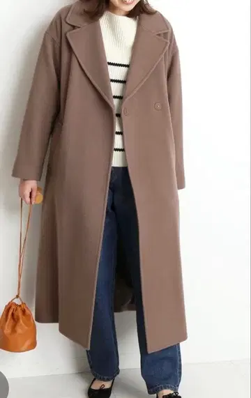 새상품급 SLOBE IENA 슬로브 이에나 벨트 롱 코트 체스터 코트