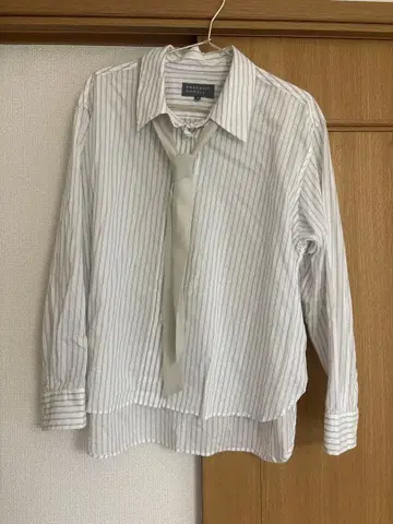 긴팔 스트라이프 셔츠 넥타이 세트 MARGARET HOWELL