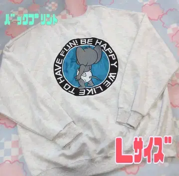 톰과 제리 맨투맨 트레이닝복 자수 타피 남성용