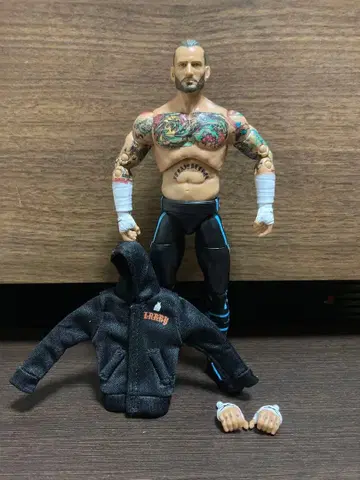 WWE 피규어 CM 펑크 AEW 프로레슬링 재즈웨어즈