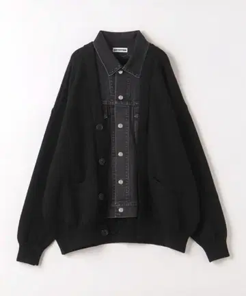 [ softhyphen ] 데님 MIX 가디건 사이즈 2