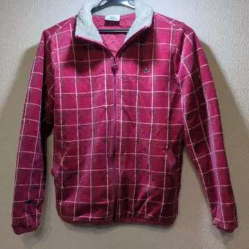 Lacoste 체크 무늬 플리스 자켓