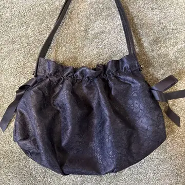 긴자 카네마츠 블랙 레이스 여성용 백