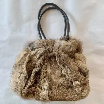 [ 새상품급 ] 퍼 원단 여성용 백 / 가을 겨울용