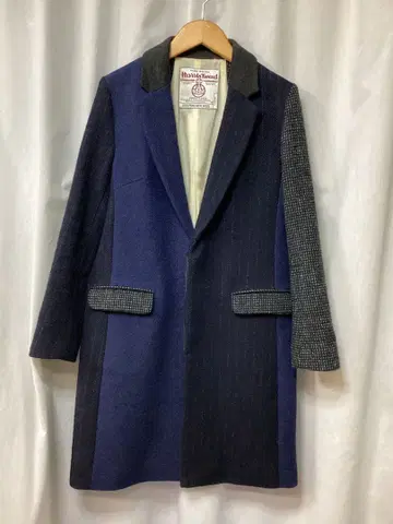 최종 가격 인하 해리스 트위드 x 유나이티드 애로우즈 체스터 코트