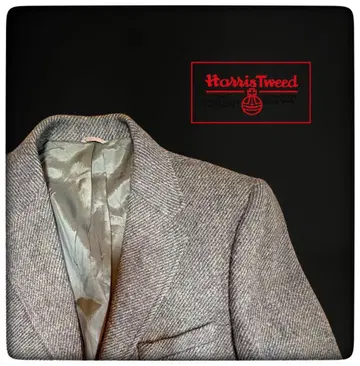 해리스 트위드 테일러드 자켓