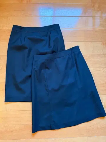 더 슈트 컴퍼니 블랙 미디 스커트 2세트 거의 새상품