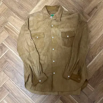 브라운 스웨이드 자켓