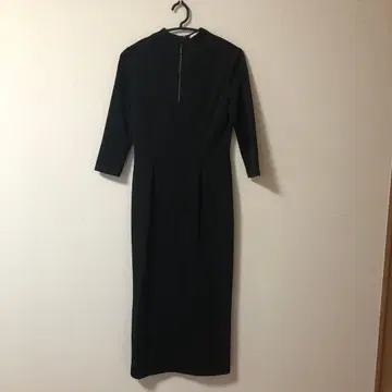 Papier 블랙 롱 원피스