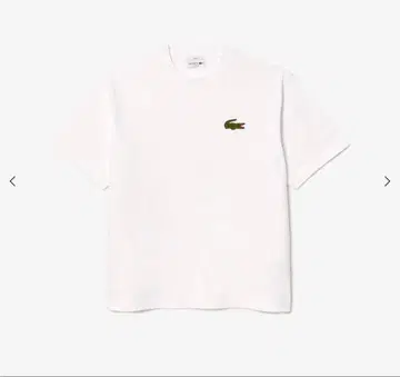 LACOSTE 화이트 T셔츠 M