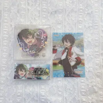 앙스타 클리어 카드 하트 캔뱃지 바나콜레 [카게히라 미카]