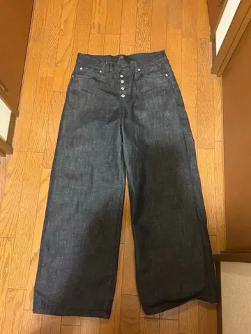 no/faith studios raw denim LOOSE black