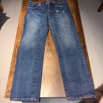 스트레이트 데님 블루 사이즈 32