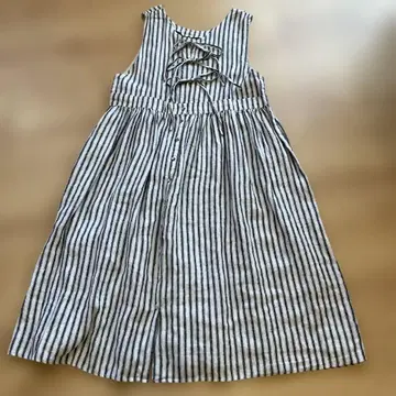 새상품 귀여운 앞뒤 착용 Slow Linen 슬리브리스 원피스 오프