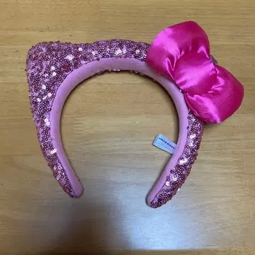 유니버셜 머리띠 키티 핑크