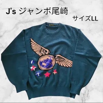 J's 점보 오자키 스웨터 니트 LL 골프 남성용 캐시미어 100%