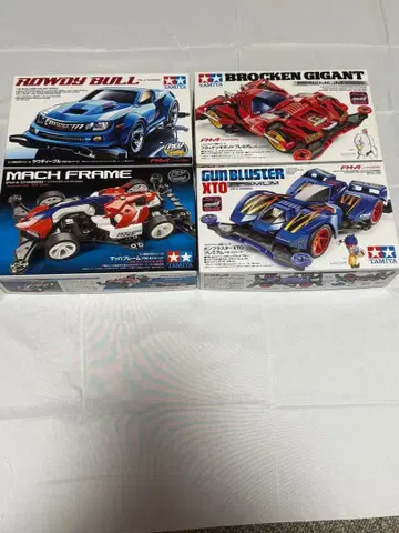 TAMIYA 미니 사륜구동 FM-A 4대 세트 미사용 새상품