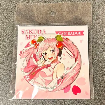 사쿠라기 렌 벚꽃 미쿠 하츠네 미쿠 캔뱃지 2019