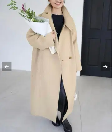 SLOBE IENA 스탠드 코쿤 코트