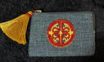 샵 채널 보물 파우치 개운 초복 굿즈 행운 자수 비즈 핸드메이드