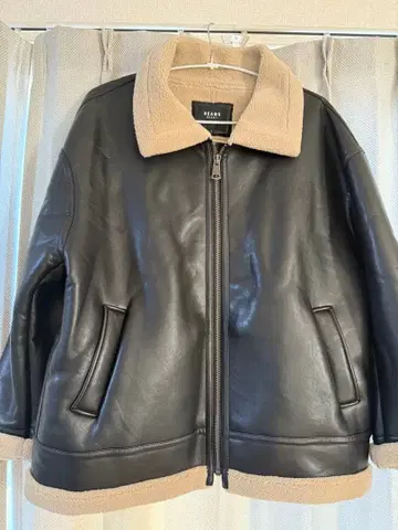 BEAMS HEART 가죽 자켓 L 사이즈 블랙