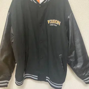 VISION STREET WEAR 바시티 자켓 LL 사이즈 블랙