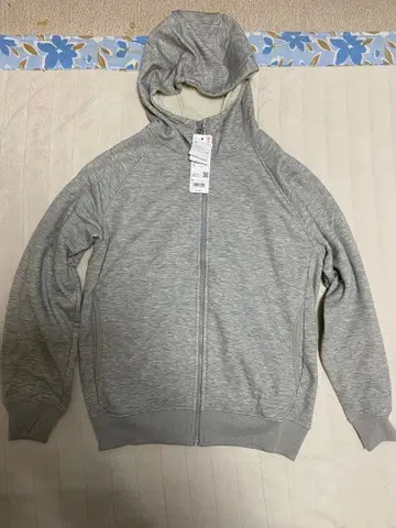 UNIQLO 히트텍 보아 맨투맨 풀 집업 후드티