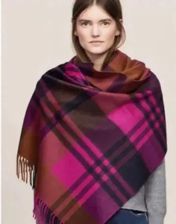 Joshua Ellis 100% 캐시미어 머플러