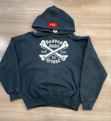 헤븐 언더그라운드 후드티 다크 그레이