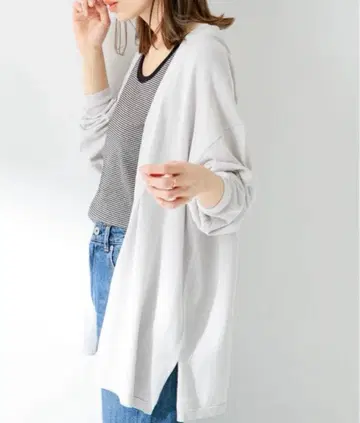 URBAN RESEARCH SL [ 접촉 냉감 ] 쿨 미스트 토퍼 가디건