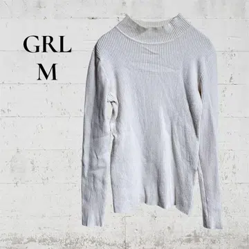 [ GRL ] [ M ] 하이넥 스웨터 심플 비즈니스 슬림