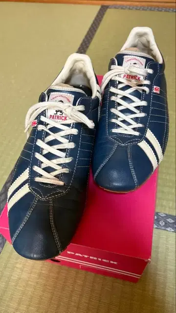 [ PATRICK ] 패트릭 슈리 SULLY 네이비 스니커즈