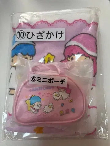 키키라라 뽑기 무릎 담요 미니 파우치