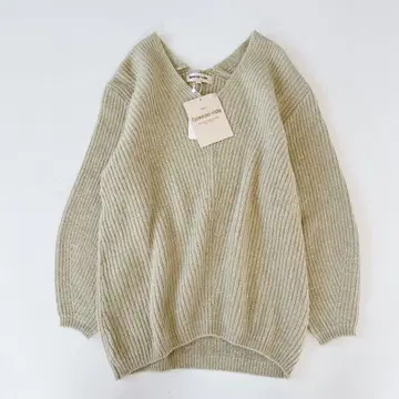 미사용 택 포함 Apuweiser-riche 리브 니트 스웨터 S