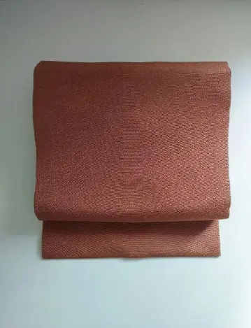 나고야 오비 지쿠센 크레이프 원단 무지 낙관