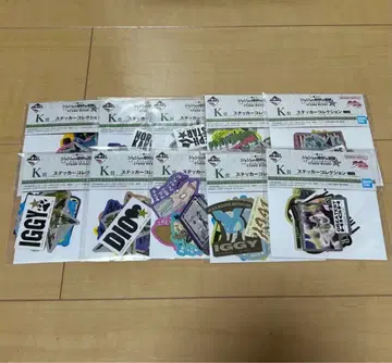 죠죠의 기묘한 모험 제일복권 컴플리트 컴프 스티커 K상