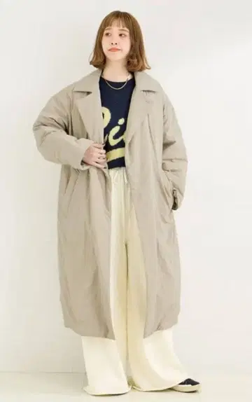 B.C STOCK 와셔 나일론 다운 체스터 코트 M 사이즈