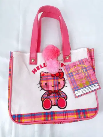 헬로키티 35주년 타탄 체크 산리오 가방 백