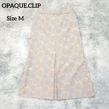 OPAQUECLIP 오파크 클립 꽃무늬 자카드 타이트 스커트 38