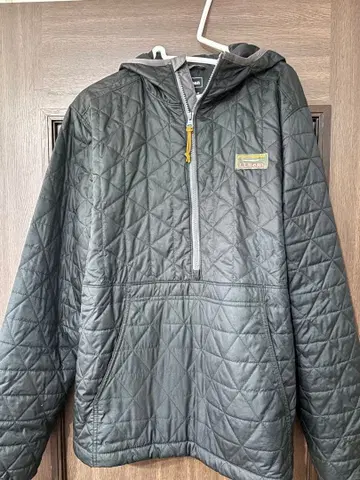 후드 부착 퀼팅 다운 자켓